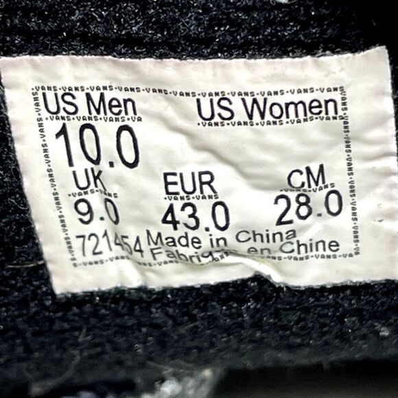 Vans Old Skool Classic White Marshmallow Blue Skate Shoe Sneaker Men's Size 10 - Picture 8 of 9